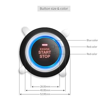 EASYGUARD 車 セキュリティ カーアラーム キーレス リモート エンジン Amazon | EASYGUARD EC010-SR PKE カーアラーム リモート